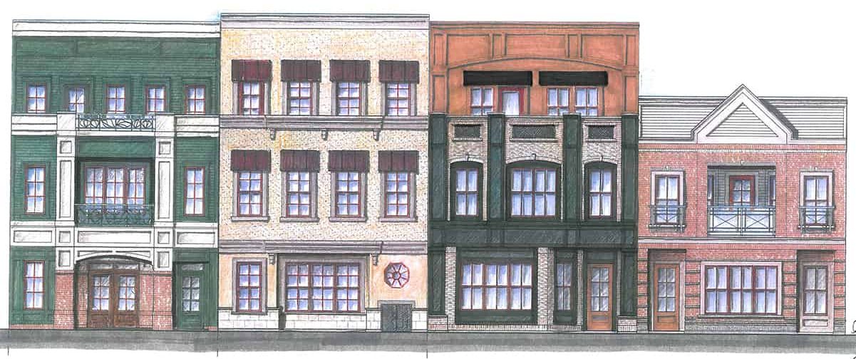 4 Ave High River mixed use building